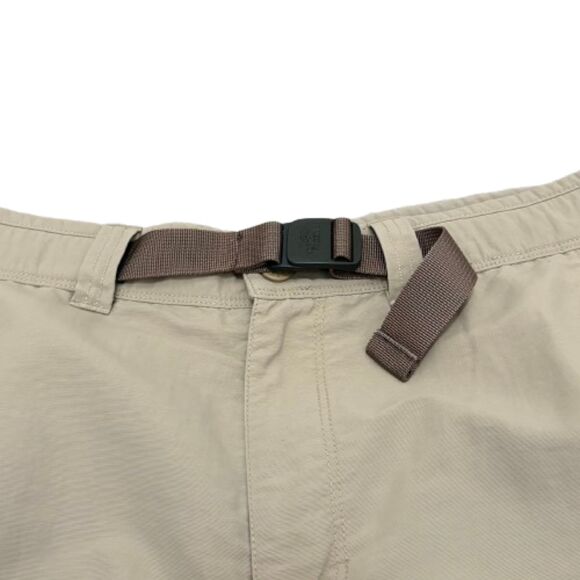 The North Face Paramount Horizon Cargo Shorts Tan Nylon Belted Gorpcore Size 32 - Picture 2 of 7